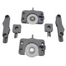Kit Para Porta De Correr Joelini Jp240 Guia Normal Acabamento Moveis Mdf