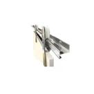 Kit para Porta de Correr Vision 192cm Inox Escovado - Stanfer