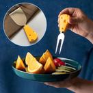 Kit Para Queijo Em Inox E Cabo Plástico 02 Peças