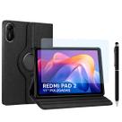 Kit para Redmi Pad 2 Capa Giratória Película Caneta 2 Em 1 Tablet 11" Polegadas Kit para Redmi Pad 2 Capa Giratória Película Caneta 2 Em 1 Tablet 11" Polegadas