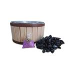 Kit para Relaxar Tina com sal de Escalda Pés e Seixo para massagem