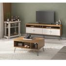 Kit para Sala de Estar Rack e Mesa de Centro e Carrinho Bar Liberty Kit para Sala de Estar Rack e Mesa de Centro e Carrinho Bar Liberty