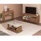 Kit para Sala de Estar Rack Ripado e Aparador e Mesa de Centro City Kit para Sala de Estar Rack Ripado e Aparador e Mesa de Centro City