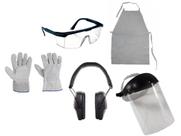 Kit para Serralheiro ( Luva + Avental + Abafador + Óculos de Proteção + Máscara )
