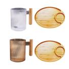 Kit Para Servir Lanches 4 Peças Atende 2 Pessoas - Oferta