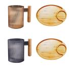 Kit Para Servir Lanches 4 Peças Atende 2 Pessoas - Oferta