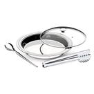 Kit Para Servir Tramontina Ciclo Redondo Em Aço Inox 3 Peças Tramontina