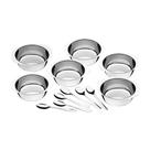 Kit Para Sobremesa Tramontina Service Em Aço Inox 12 Peças Tramontina