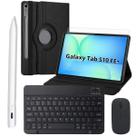 Kit para Tablet Galaxy Tab S10 FE Plus Capa Giratória + Película + Teclado + Mouse + Caneta