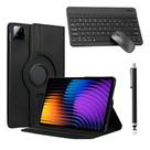 Kit Para Tablet Xiaomi Pad Pro 7 / 7 Pro11.2' Capa Giratória + Teclado + Mouse Bluetooth