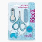 Kit para Unhas Ricca Baby Azul Cód:1657