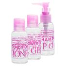 Kit Para Viagem Com 3 Frascos 80ml + Necessaire - Marco Boni Kit Para Viagem Com 3 Frascos 80ml + Necessaire - Marco Boni