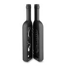 Kit para Vinho com 4 Peças com Estojo em forma de Garrafa Wine Time Kit para Vinho com 4 Peças com Estojo em forma de Garrafa Wine Time