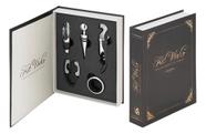 Kit Para vinho Livro Saca Rolhas Abridor Tampas Dosador Kit Para vinho Livro Saca Rolhas Abridor Tampas Dosador