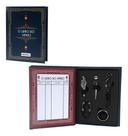 Kit Para Vinho Saca Rolha Cortador 6 Peças Livro Do Vinho Kit Para Vinho Saca Rolha Cortador 6 Peças Livro Do Vinho
