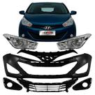 Kit Parachoque Dianteiro HB20 Hatch Seda 2012 A 2015 Faróis