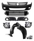 Kit Parachoque Gol G5 2009 a 2012 com Grades Moldura e Parabarro Kit Parachoque Gol G5 2009 a 2012 com Grades Moldura e Parabarro