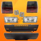 Kit Parachoque Uno + Farol + Lanterna 84 85 85 A 96 97 98 99