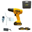Kit Parafusadeira 48v Com Cortador De Chapas 2 Baterias Profissional