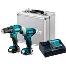 Kit Parafusadeira De Impacto + Baterias 12v Makita CLX228SAX Kit Parafusadeira De Impacto + Baterias 12v Makita CLX228SAX