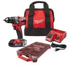 Kit parafusadeira furadeira 1/2" - 18v e packout organizador milwaukee