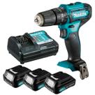 Kit Parafusadeira Furadeira de Impacto HP333DWYX3 Makita e 3 Baterias 12V BL1016 Kit Parafusadeira Furadeira de Impacto HP333DWYX3 Makita e 3 Baterias 12V BL1016