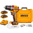 Kit Parafusadeira Furadeira Impacto Brushless 76nm 20V ingco Kit Parafusadeira Furadeira Impacto Brushless 76nm 20V ingco