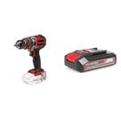 Kit Parafusadeira/Furadeira Impacto Te-Cd 18/50 com Bateria Power-X-Change 18V 2,5 Ah Li Einhell Preto Kit Parafusadeira/Furadeira Impacto Te-Cd 18/50 com Bateria Power-X-Change 18V 2,5 Ah Li Einhell Preto