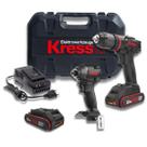Kit Parafusadeira KUC30.1 + Parafusadeira de Impacto KUB61.9 + 2 Baterias 20V e carregador