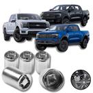 Kit Parafuso 6CRA Porca Antifurto Roda Ford Ranger F150 Raptor
