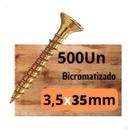 Kit Parafuso Bicromatizado 3,5x35mm 500 Pçs Kit Parafuso Bicromatizado 3,5x35mm 500 Pçs