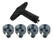 Kit Parafuso + Chave Calota Rodas Gm Vectra Cd 1993 Até 1996