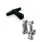 Kit Parafuso + Chave Para Calota Centro Roda Gm