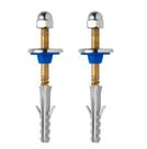 Kit Parafuso Em Cobre 1/4 X 80mm Bucha N10 Para Vaso Blukit