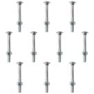 Kit Parafuso Francês Com Porca 1/4'' x 5'' - 53,0009 (Com 10 Unidades) - Nord
