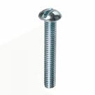 Kit parafuso maquina panela fenda 1/4 x 1.1/2 galvanizado - 100 unidades Kit parafuso maquina panela fenda 1/4 x 1.1/2 galvanizado - 100 unidades