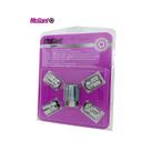 Kit Parafuso Porca Antifurto Trava de Roda Original Modelo 25000 Honda Civic Hrv Segurança contra roubo com chave segredo importado Cromado