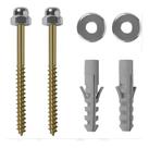Kit Parafuso Sanitário 12mm Fixação Vaso Sanitário Kit Parafuso Sanitário 12mm Fixação Vaso Sanitário