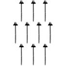 Kit Parafuso Telheiro 5/16'' Com Arruela Metálica e PVC 42,0001 (Com 10 Unidades) - Nord