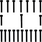 Kit parafusos aço liga tampa motor lateral esquerda+direita XLS125 1984 a 1996 XL125 Duty 1984 a 1991 Honda Kit parafusos aço liga tampa motor lateral esquerda+direita XLS125 1984 a 1996 XL125 Duty 1984 a 1991 Honda