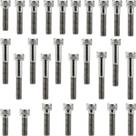 Kit parafusos inox tampa motor lateral esquerda+direita CB300R CB300 2009 a 2015 XRE300 2010 em diante Kit parafusos inox tampa motor lateral esquerda+direita CB300R CB300 2009 a 2015 XRE300 2010 em diante
