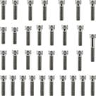 Kit parafusos inox tampa motor lateral esquerda+direita CBR250 2012 CB250R Honda