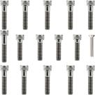 Kit parafusos inox tampa motor lateral esquerda+direita CG125 Bolinha 1977 a 1988 ML125 1977 a 1984 Kit parafusos inox tampa motor lateral esquerda+direita CG125 Bolinha 1977 a 1988 ML125 1977 a 1984