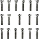 Kit parafusos inox tampa motor lateral esquerda+direita DT200 DT200R 1992 a 2000 Yamaha