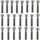 Kit parafusos inox tampa motor lateral esquerda+direita NXR150 Bros 2006 a 2015 Kit parafusos inox tampa motor lateral esquerda+direita NXR150 Bros 2006 a 2015