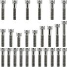 Kit parafusos inox tampa motor lateral esquerda+direita XLR125 2001 a 2003 Honda Kit parafusos inox tampa motor lateral esquerda+direita XLR125 2001 a 2003 Honda