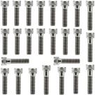 Kit parafusos inox tampa motor lateral esquerda+direita XLX350R 1987 a 1991