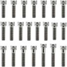 Kit parafusos inox tampa motor lateral esquerda+direita XT225 1996 a 2006 TDM225 1997 a 2005