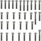 Kit parafusos inox tampa motor lateral esquerda+direita YS250 FZ250 Fazer XTZ250 Lander Tenere 2006 em diante