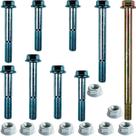 Kit parafusos suporte motor NX150 1988 a 1993 Fixação motor Chassi Kit parafusos suporte motor NX150 1988 a 1993 Fixação motor Chassi